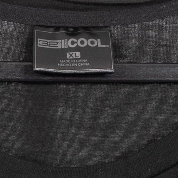 32 Degrees Cool Casual Dress XL Womens Black Short Sleeve Drawstring Stretch - Picture 5 of 6